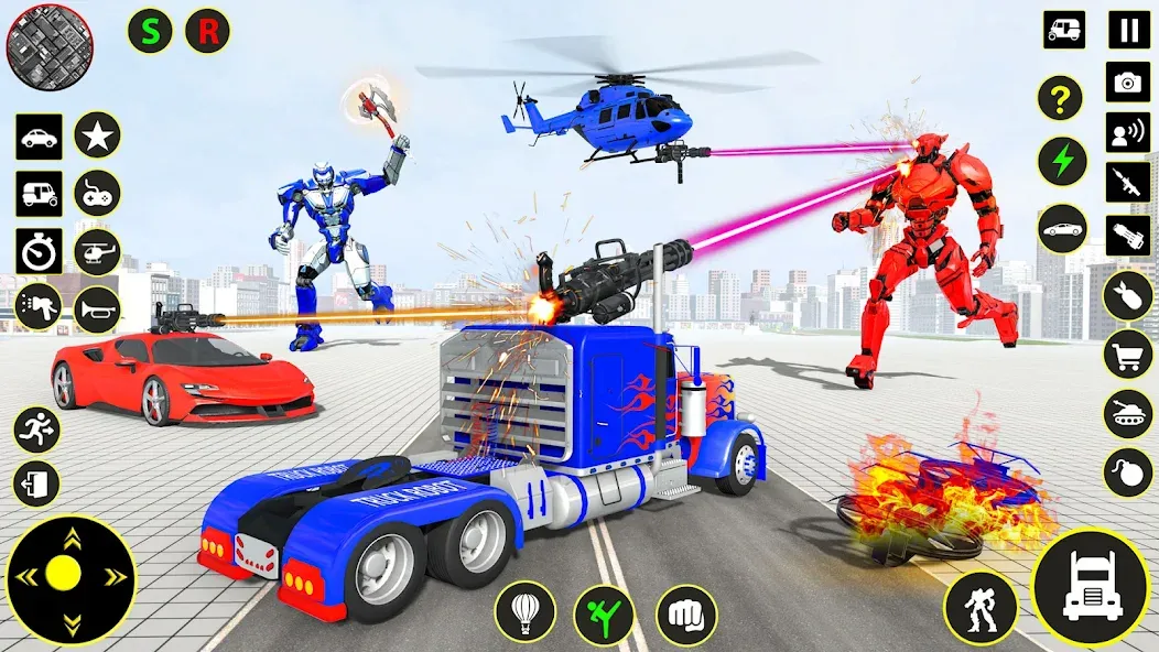 Взломанная Truck Game — Car Robot Games  [МОД Много монет] — полная версия apk на Андроид screen 2