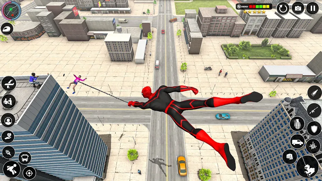 Взломанная Spider Rope Games — Crime Hero  [МОД Unlocked] — полная версия apk на Андроид screen 4