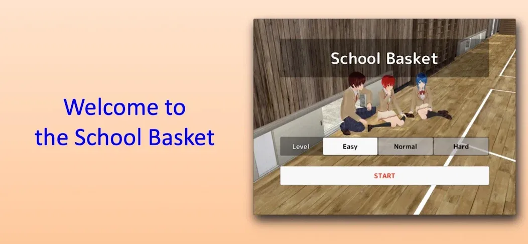 Взлом School Basket (Школьная корзина)  [МОД Много денег] — последняя версия apk на Андроид screen 1