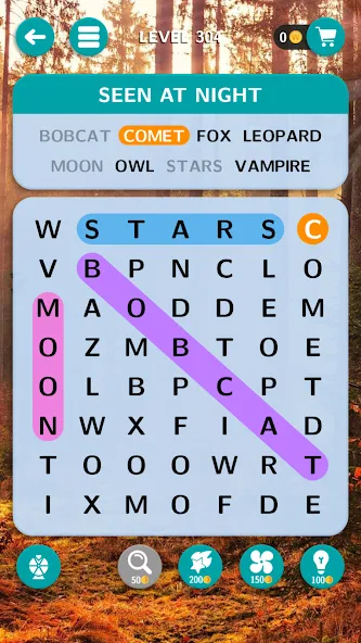 Скачать взлом World of Word Search  [МОД Menu] — стабильная версия apk на Андроид screen 2