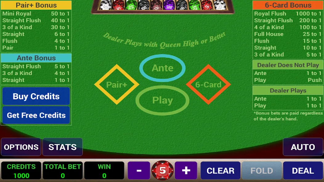 Взломанная Ace 3-Card Poker (эйс 3)  [МОД Все открыто] — полная версия apk на Андроид screen 1