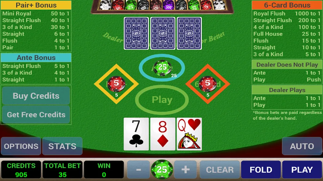 Взломанная Ace 3-Card Poker (эйс 3)  [МОД Все открыто] — полная версия apk на Андроид screen 2