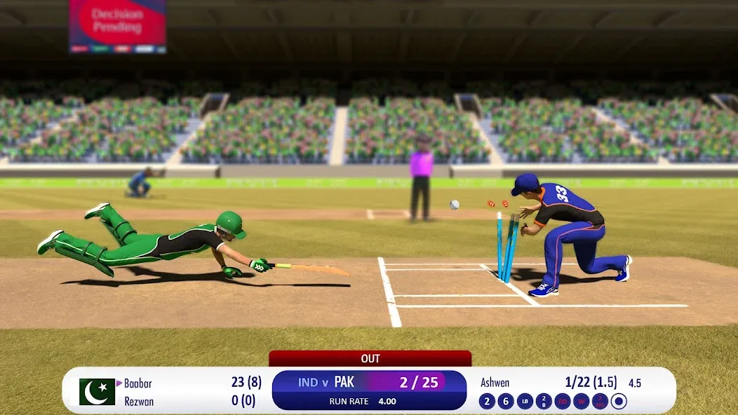 Взломанная RVG Real World Cricket Game 3D (РВГ Реальная Мировая Крикетная Игра 3D)  [МОД Меню] — полная версия apk на Андроид screen 1