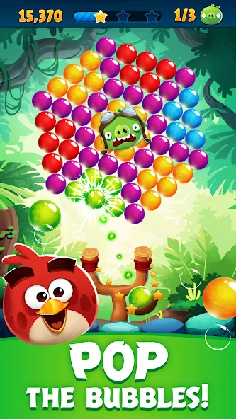 Взломанная Angry Birds POP Bubble Shooter (Энгри Брдс ПОП Бабл Шутер)  [МОД Все открыто] — последняя версия apk на Андроид screen 1