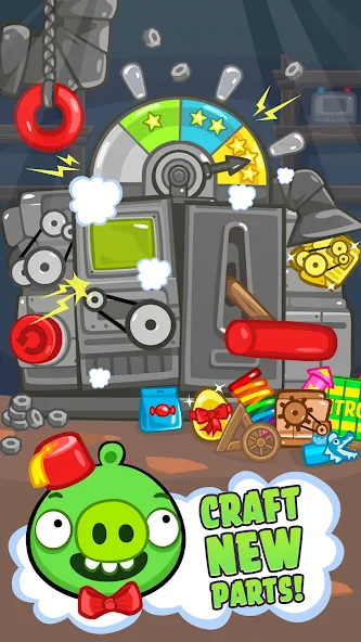 Взлом Bad Piggies (Бэд Пиггиз)  [МОД Все открыто] — последняя версия apk на Андроид screen 3