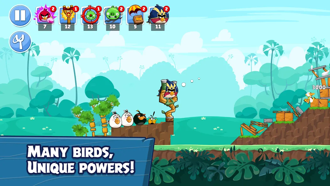 Скачать взлом Angry Birds Friends (Энгри Брдс Френдс)  [МОД Unlocked] — полная версия apk на Андроид screen 3