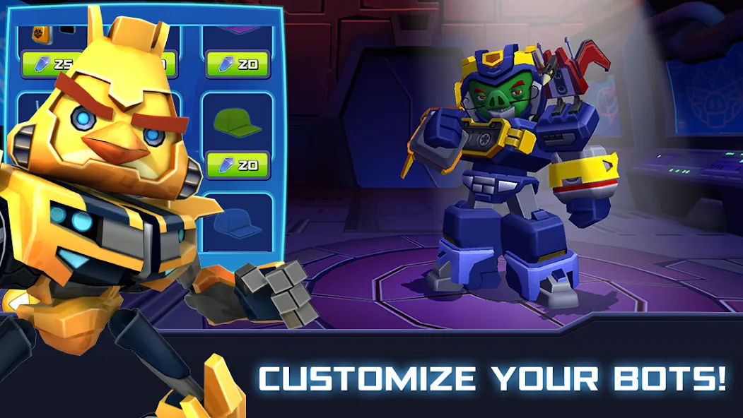 Взлом Angry Birds Transformers (Энгри Брдс Трансформеры)  [МОД Много монет] — полная версия apk на Андроид screen 2