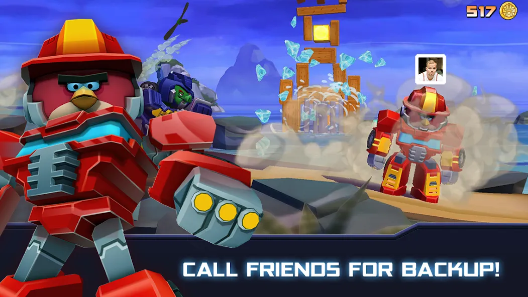 Взлом Angry Birds Transformers (Энгри Брдс Трансформеры)  [МОД Много монет] — полная версия apk на Андроид screen 3