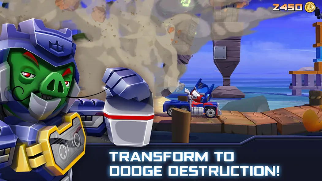 Взлом Angry Birds Transformers (Энгри Брдс Трансформеры)  [МОД Много монет] — полная версия apk на Андроид screen 4