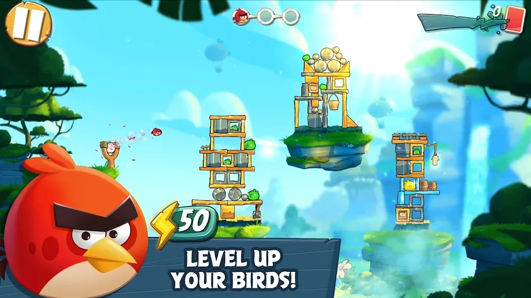 Взломанная Angry Birds 2 (Энгри Бердс 2)  [МОД Много монет] — последняя версия apk на Андроид screen 2