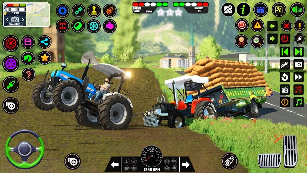 Скачать взлом Indian Tractor Farming Games  [МОД Меню] — последняя версия apk на Андроид screen 1