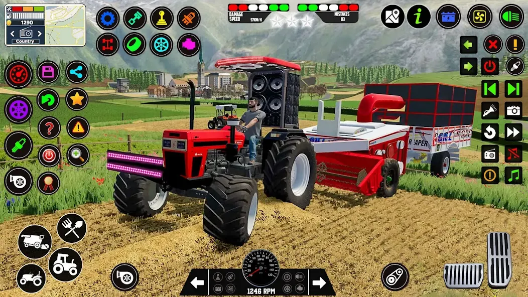 Скачать взлом Indian Tractor Farming Games  [МОД Меню] — последняя версия apk на Андроид screen 2