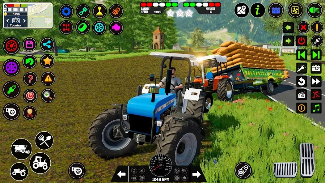 Скачать взлом Indian Tractor Farming Games  [МОД Меню] — последняя версия apk на Андроид screen 4