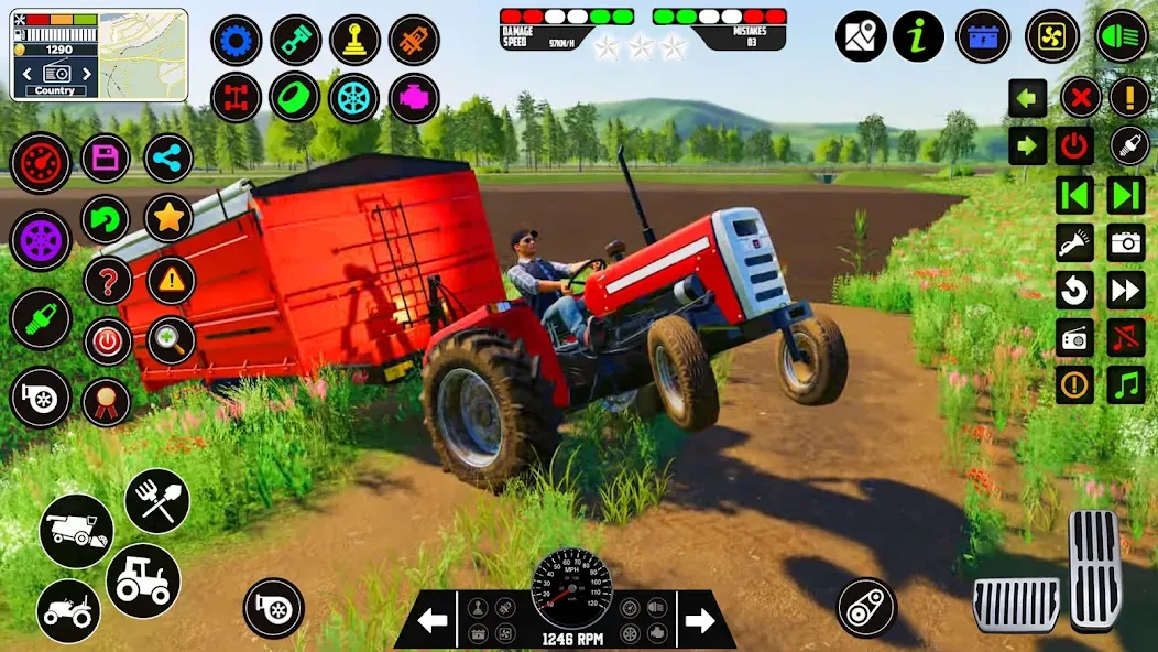 Скачать взлом Indian Tractor Farming Games  [МОД Меню] — последняя версия apk на Андроид screen 5