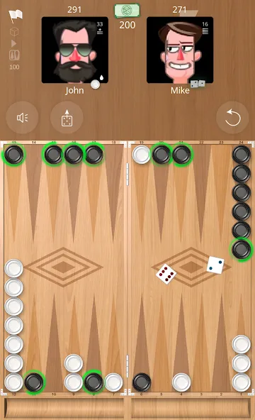 Взломанная Backgammon Online  [МОД Бесконечные монеты] — последняя версия apk на Андроид screen 1