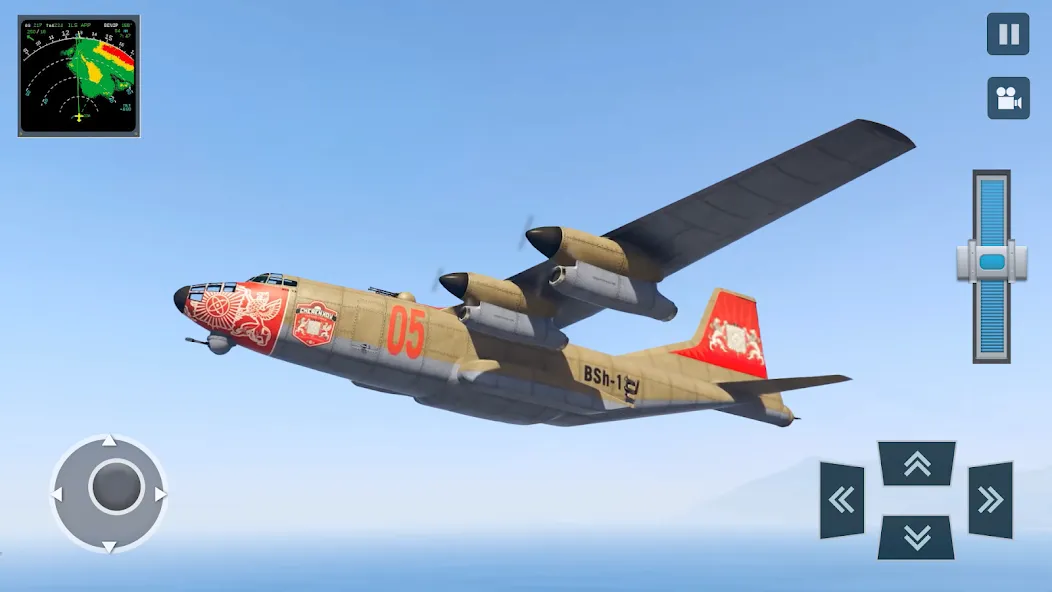 Скачать взломанную Real Plane Flying Simulator  [МОД Menu] — последняя версия apk на Андроид screen 2