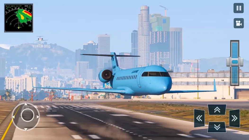Скачать взломанную Real Plane Flying Simulator  [МОД Menu] — последняя версия apk на Андроид screen 4