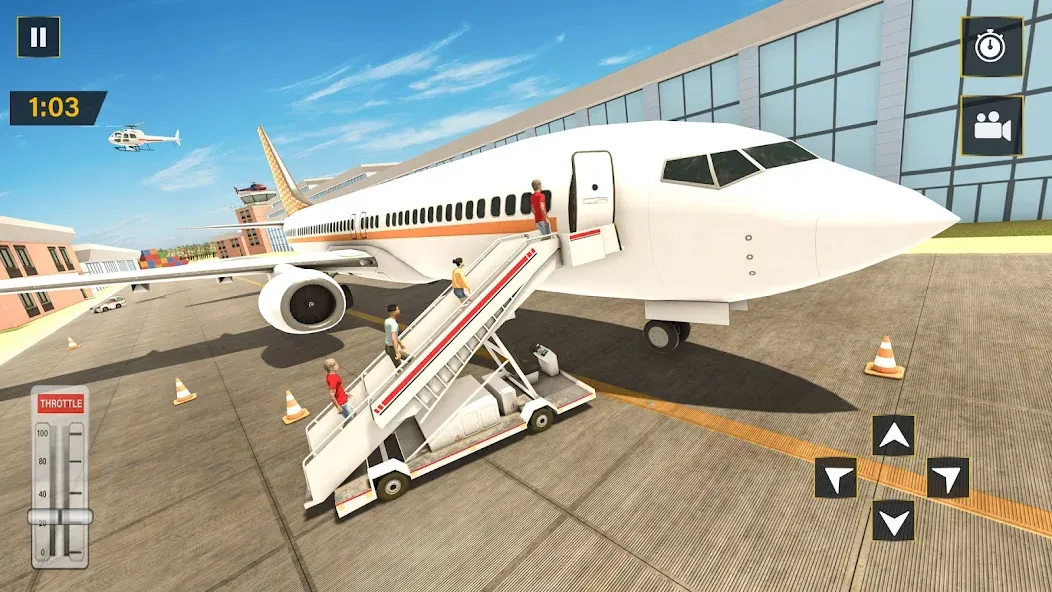 Скачать взломанную Real Plane Flying Simulator  [МОД Menu] — последняя версия apk на Андроид screen 5