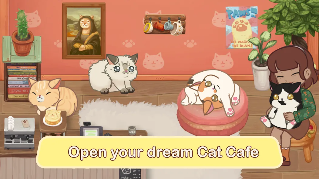 Скачать взломанную Furistas Cat Cafe (Фуристас)  [МОД Все открыто] — стабильная версия apk на Андроид screen 1