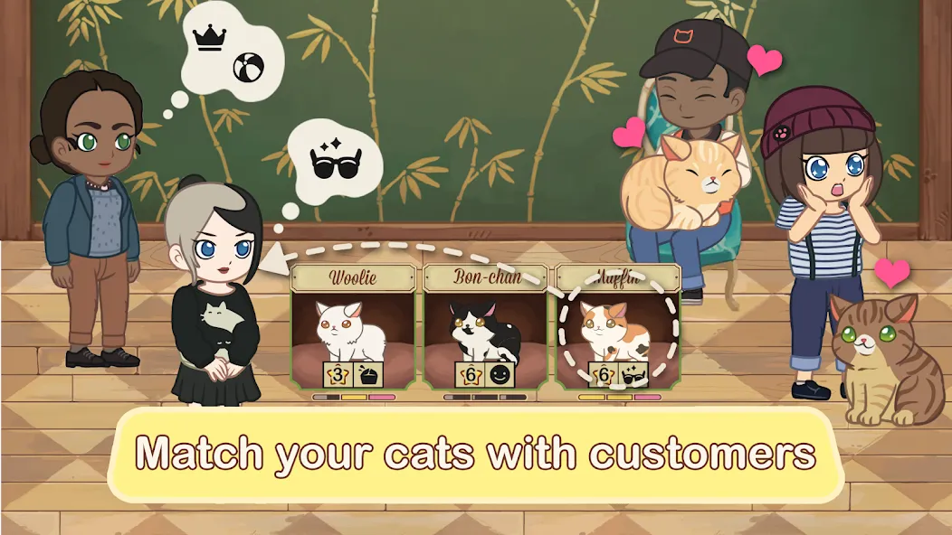 Скачать взломанную Furistas Cat Cafe (Фуристас)  [МОД Все открыто] — стабильная версия apk на Андроид screen 3