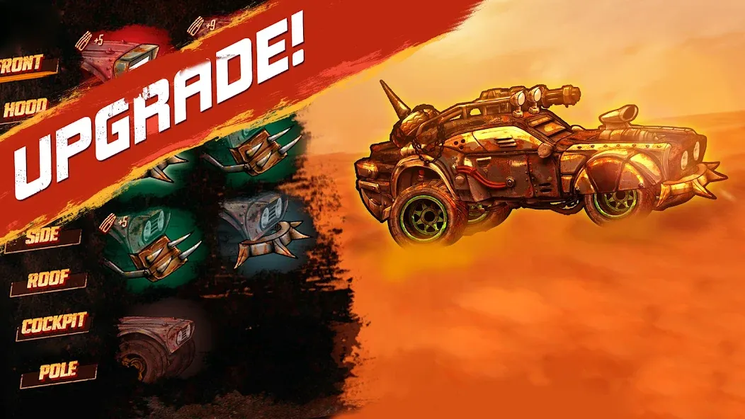 Скачать взлом Road Warrior: Nitro Car Battle (Роуд Ворриор Нитро)  [МОД Unlocked] — последняя версия apk на Андроид screen 5