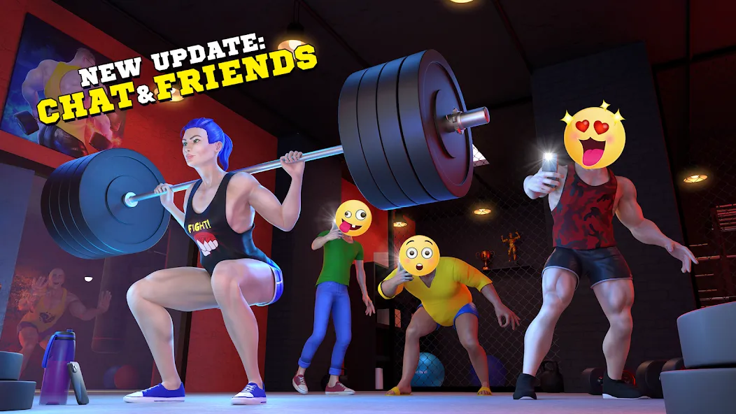 Взломанная Fitness Gym Bodybuilding Pump  [МОД Много денег] — полная версия apk на Андроид screen 1