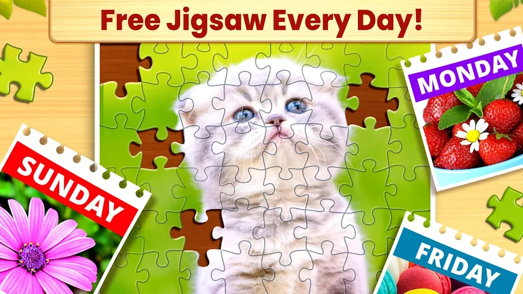 Взлом Jigsaw Puzzles: Picture Puzzle  [МОД Бесконечные монеты] — последняя версия apk на Андроид screen 3