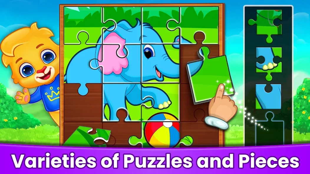 Скачать взлом Puzzle Kids: Jigsaw Puzzles  [МОД Бесконечные монеты] — полная версия apk на Андроид screen 2