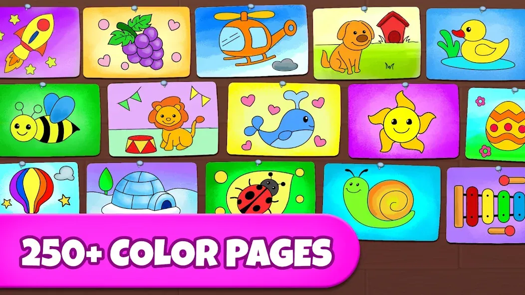 Скачать взлом Coloring Games: Color & Paint  [МОД Много монет] — полная версия apk на Андроид screen 4