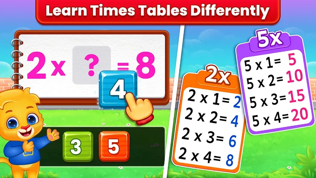 Взлом Kids Multiplication Math Games  [МОД Unlimited Money] — полная версия apk на Андроид screen 2