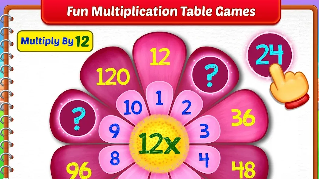 Взлом Kids Multiplication Math Games  [МОД Unlimited Money] — полная версия apk на Андроид screen 4