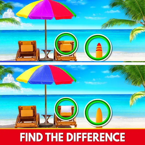 Взлом Find The Differences — Spot it  [МОД Бесконечные монеты] — последняя версия apk на Андроид screen 1