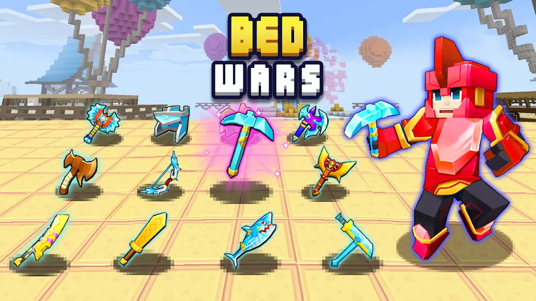 Скачать взломанную Bed Wars Lite (Бед Варс)  [МОД Бесконечные монеты] — стабильная версия apk на Андроид screen 1