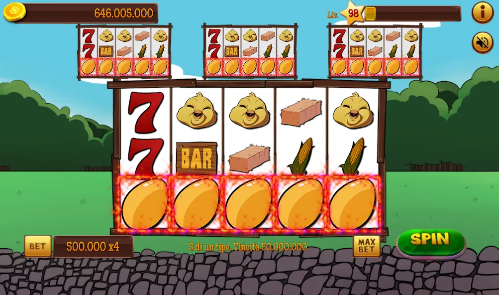 Скачать взломанную Slot Gallina 4 (Слот Галлина 4)  [МОД Unlocked] — последняя версия apk на Андроид screen 1