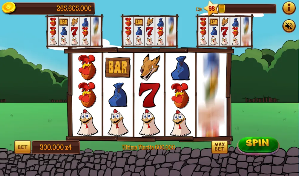 Скачать взломанную Slot Gallina 4 (Слот Галлина 4)  [МОД Unlocked] — последняя версия apk на Андроид screen 3