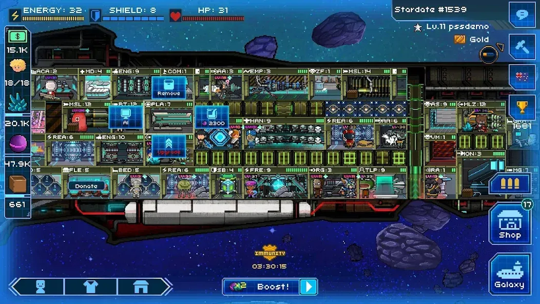 Скачать взломанную Pixel Starships™ (Пиксель Звездные Корабли)  [МОД Unlimited Money] — полная версия apk на Андроид screen 5