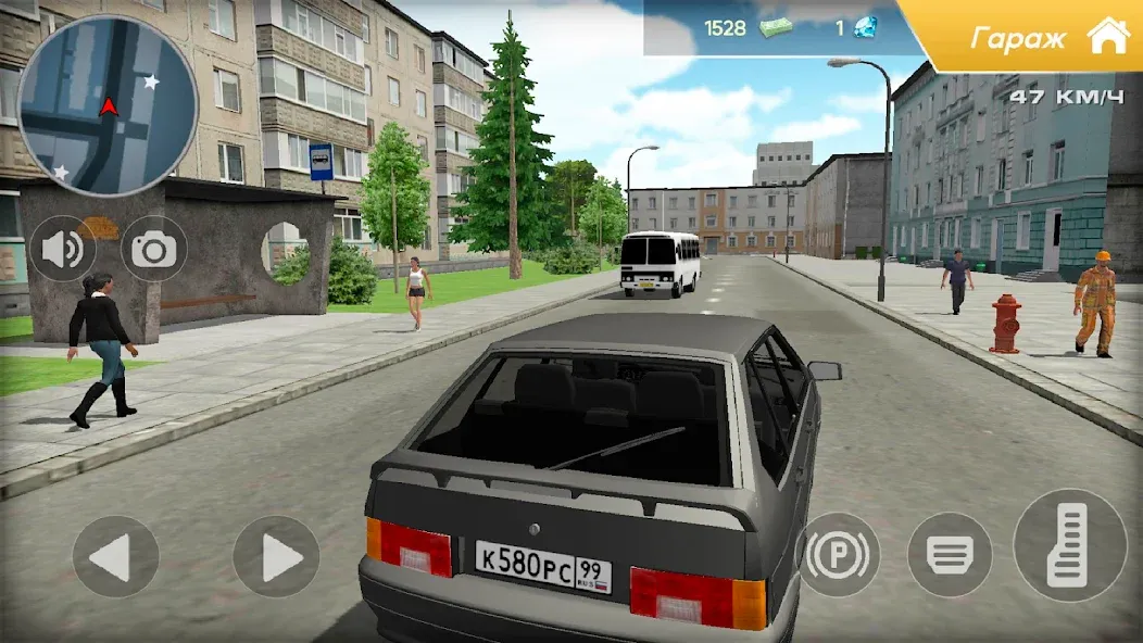 Скачать взломанную Lada 2114 Car Simulator  [МОД Много денег] — стабильная версия apk на Андроид screen 2