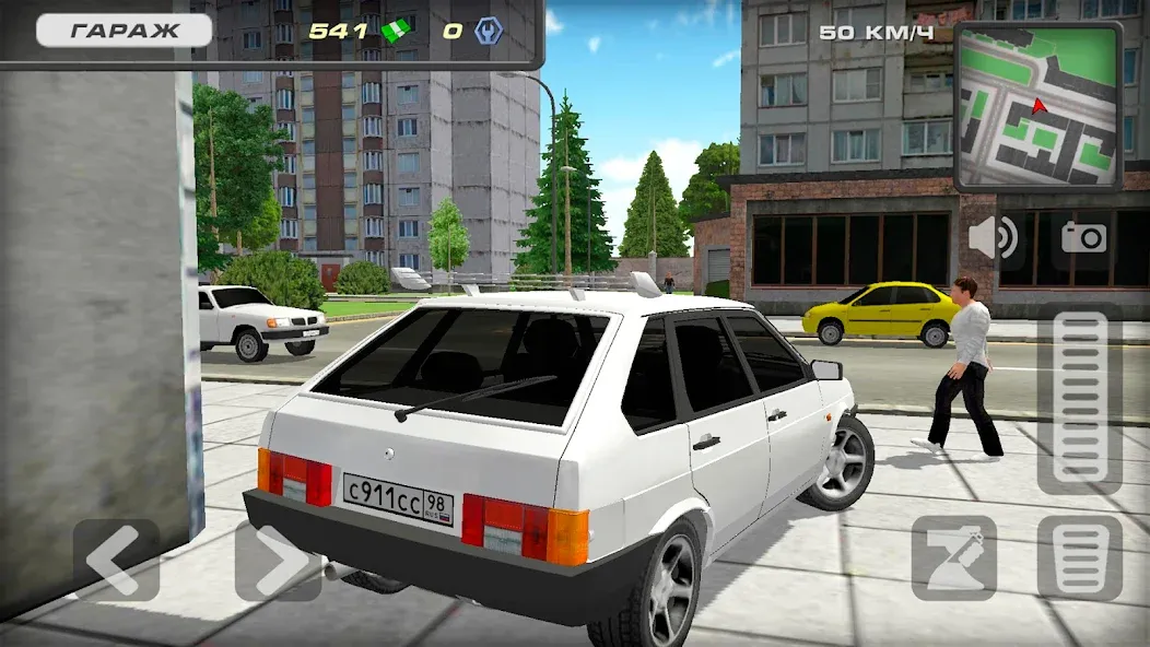 Скачать взлом Lada 2109 Russian Car Driver  [МОД Mega Pack] — стабильная версия apk на Андроид screen 3