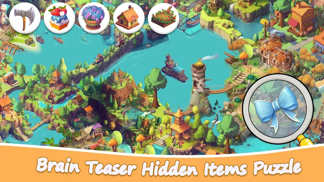 Скачать взломанную Find It Hidden Objects Games (Скавенджер Хант)  [МОД Бесконечные деньги] — последняя версия apk на Андроид screen 2