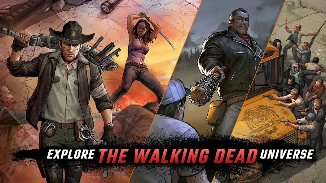 Скачать взлом Walking Dead: Road to Survival (Уокинг Дед)  [МОД Много денег] — полная версия apk на Андроид screen 1