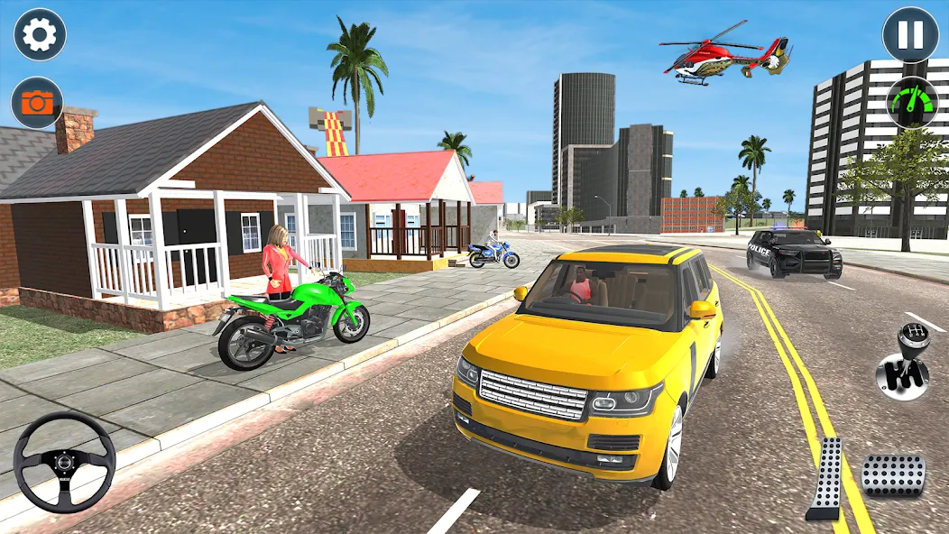 Скачать взлом Indian Car Simulator: Car Game (Индийский автомобильный симулятор)  [МОД Много монет] — последняя версия apk на Андроид screen 1