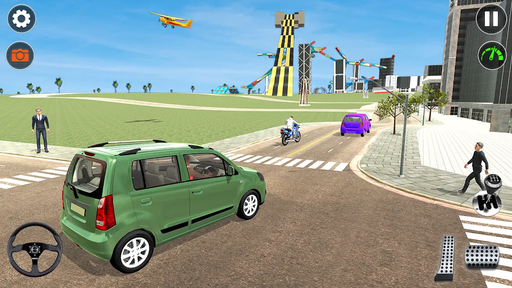 Скачать взлом Indian Car Simulator: Car Game (Индийский автомобильный симулятор)  [МОД Много монет] — последняя версия apk на Андроид screen 3