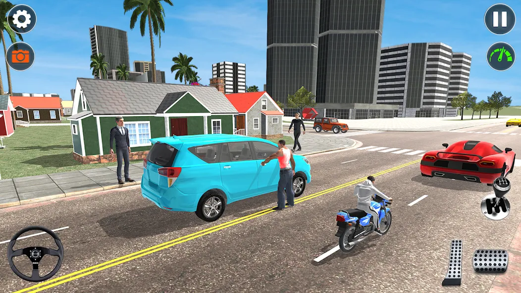 Скачать взлом Indian Car Simulator: Car Game (Индийский автомобильный симулятор)  [МОД Много монет] — последняя версия apk на Андроид screen 5