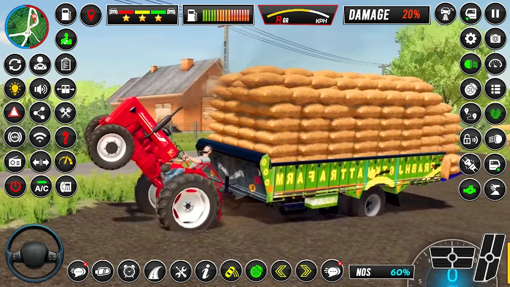 Взломанная Indian Tractor Simulator Games  [МОД Меню] — полная версия apk на Андроид screen 2