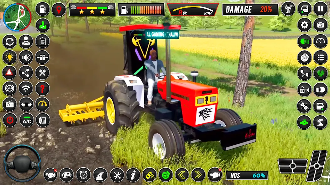 Взломанная Indian Tractor Simulator Games  [МОД Меню] — полная версия apk на Андроид screen 5