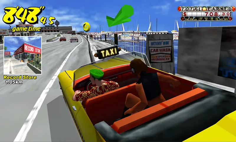 Взломанная Crazy Taxi Classic (Крейзи Такси Классик)  [МОД Много денег] — последняя версия apk на Андроид screen 2