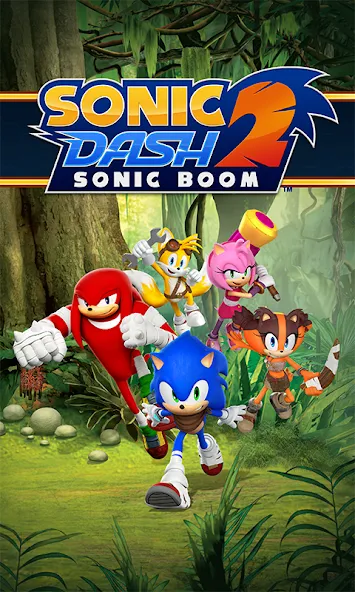 Скачать взломанную Sonic Dash 2: Sonic Boom Run (Соник Дэш 2)  [МОД Unlocked] — стабильная версия apk на Андроид screen 1