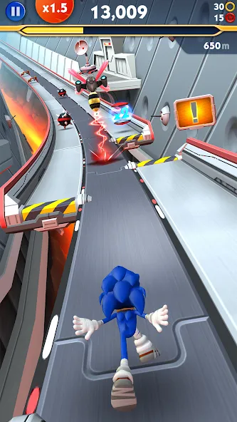 Скачать взломанную Sonic Dash 2: Sonic Boom Run (Соник Дэш 2)  [МОД Unlocked] — стабильная версия apk на Андроид screen 3