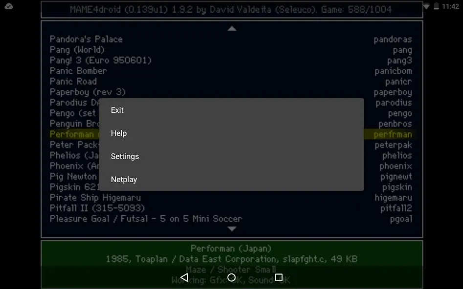 Взломанная MAME4droid  (0.139u1) (МАМЕ4дроид)  [МОД Меню] — стабильная версия apk на Андроид screen 4