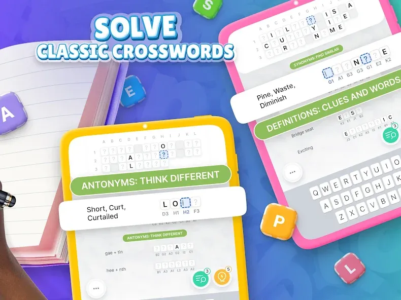 Скачать взлом Acrostics－Cross Word Puzzles  [МОД Много монет] — последняя версия apk на Андроид screen 5